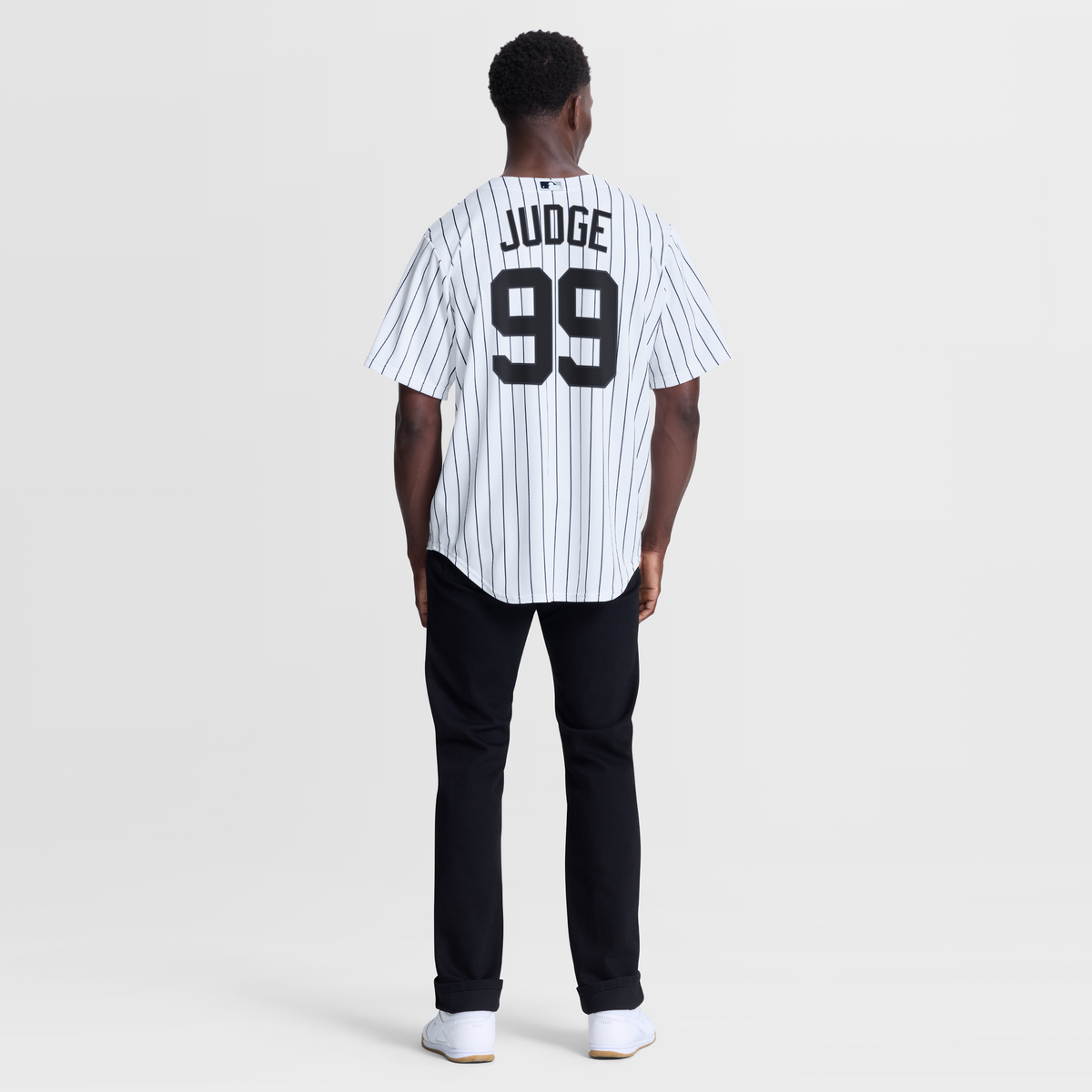 Men's New York Yankees Aaron Judge Nike White Home Replica Jersey