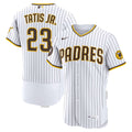 Men's San Diego Padres Fernando Tatis Jr. Nike White Home Authentic Sponsor Patch Jersey