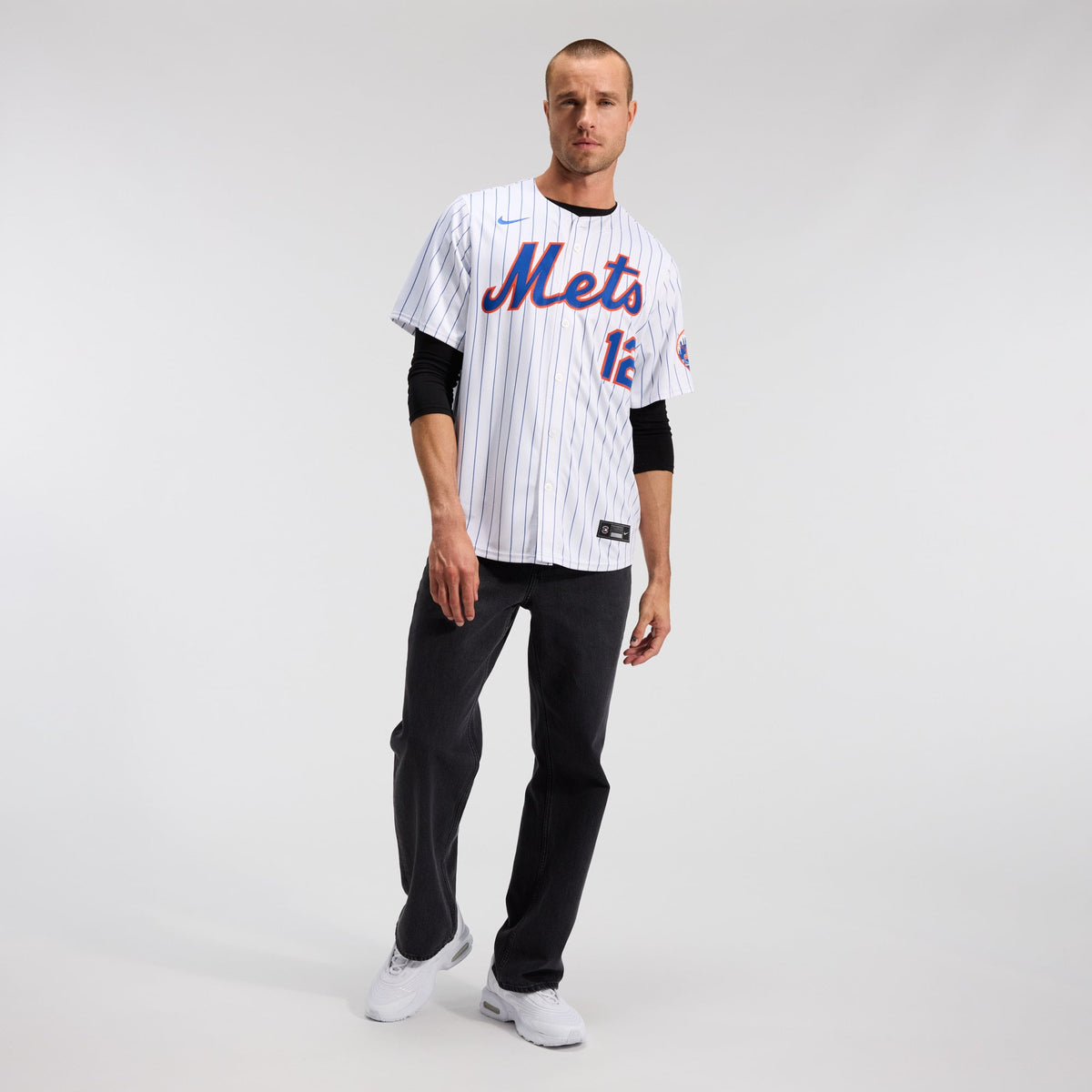 Men's New York Mets Francisco Lindor Nike Gray Road Limited Player Jersey