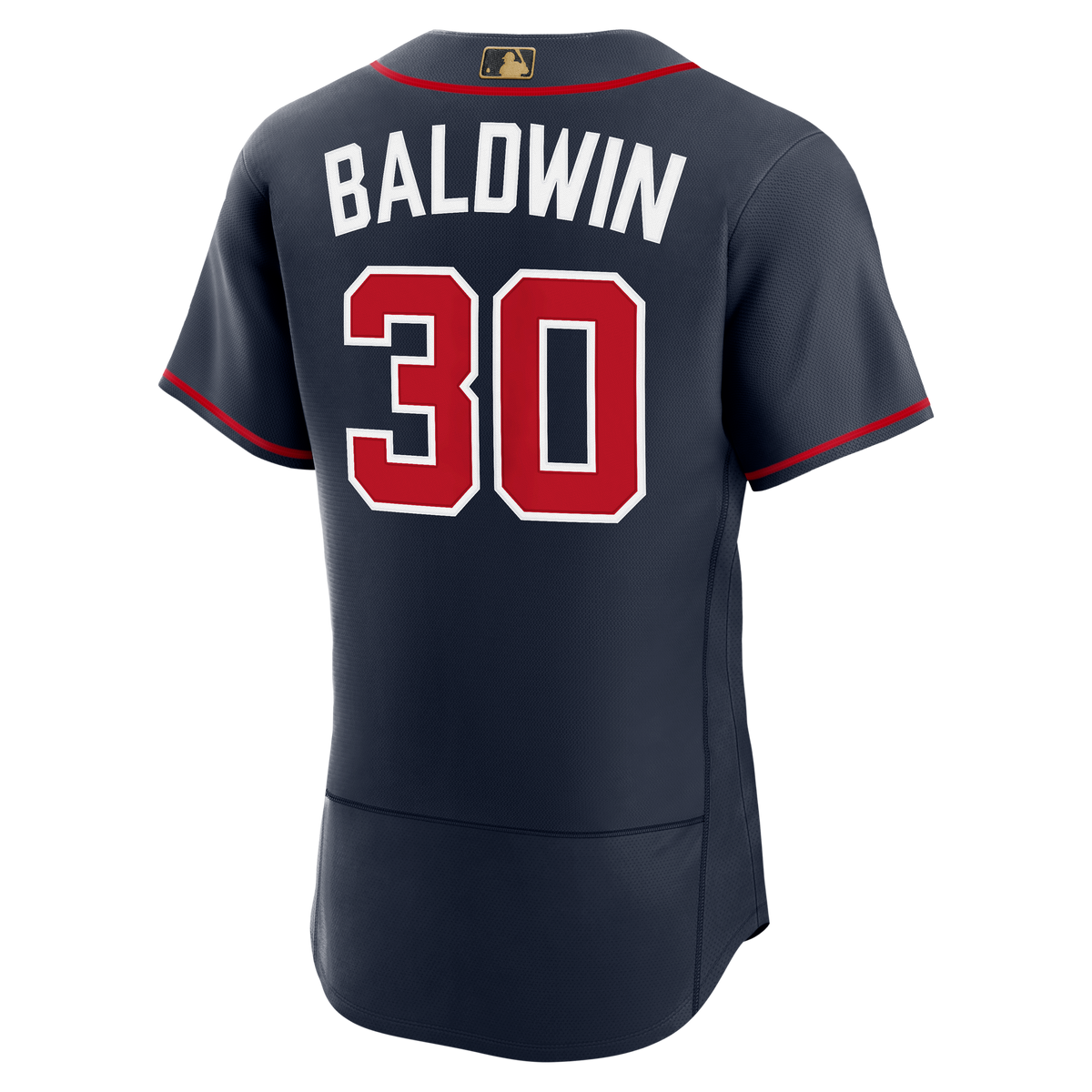 Men's Atlanta Braves Drake Baldwin Nike Navy Alternate MLB Awards Authentic Jersey