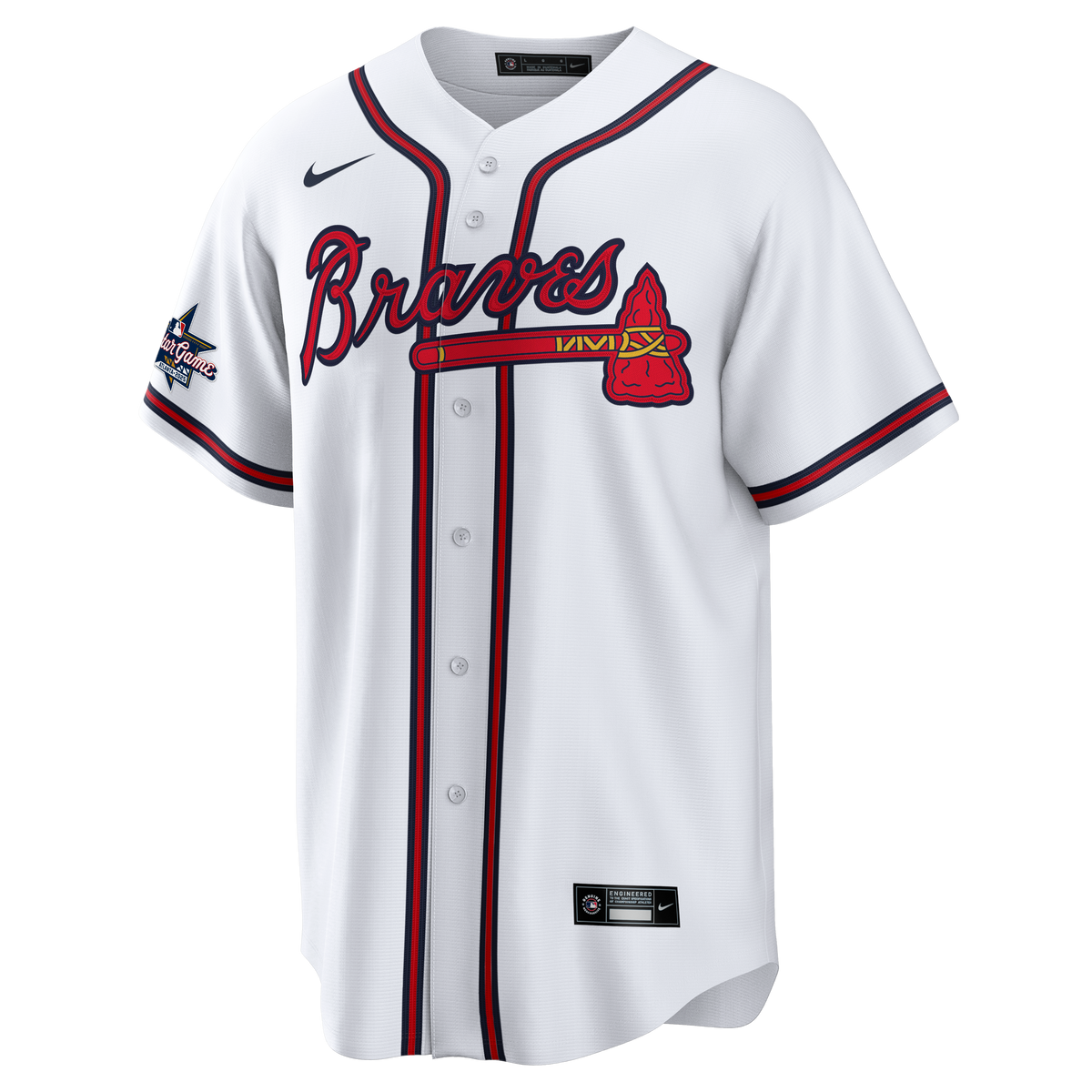 Men's Atlanta Braves Nike White Home Replica Team Jersey