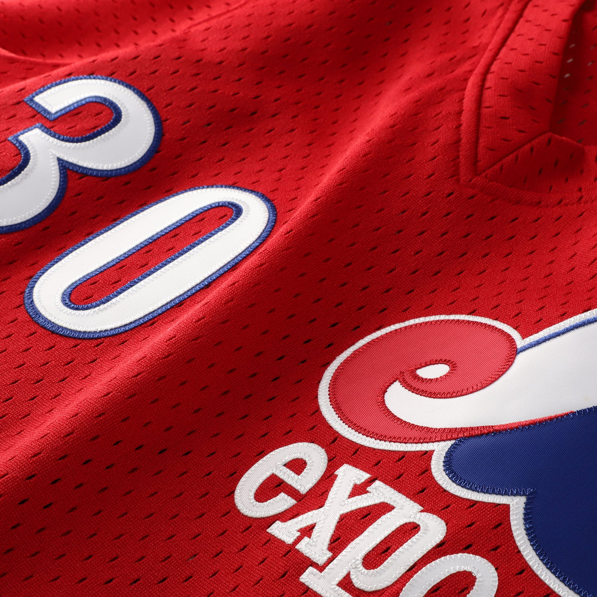 Men's Montreal Expos Tim Raines Mitchell & Ness Scarlet Authentic Batting Practice Jersey