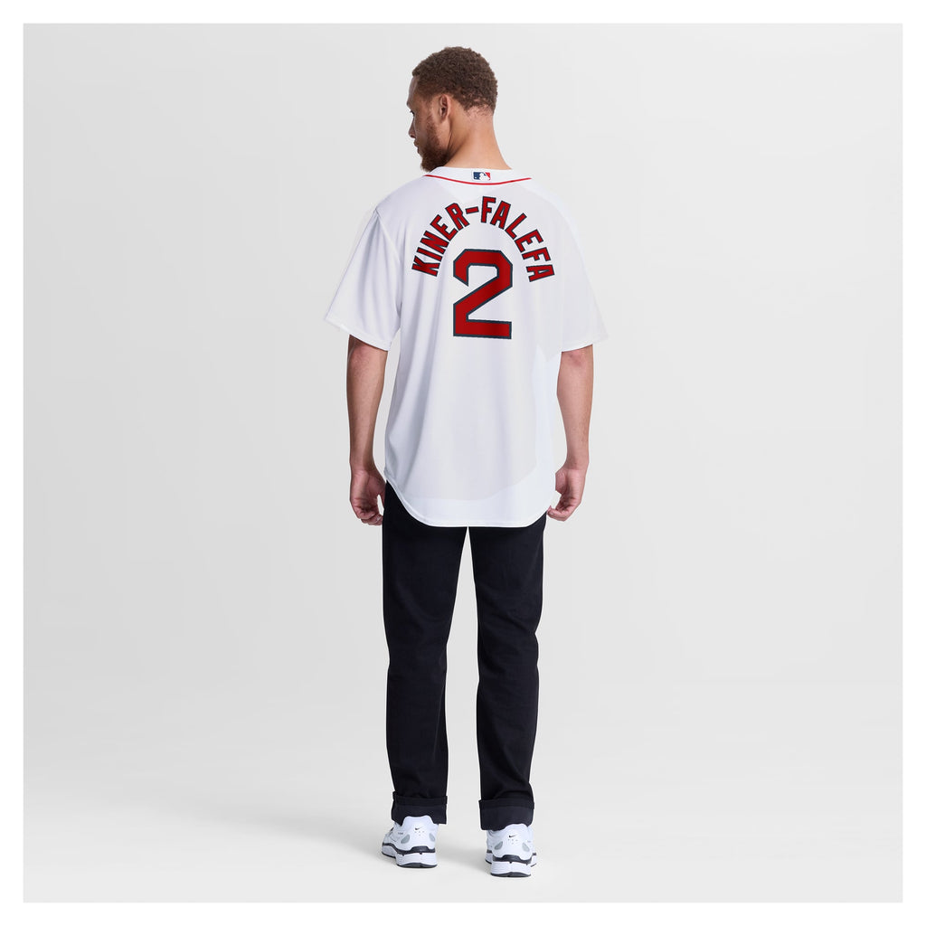 Men's Boston Red Sox Isiah Kiner-Falefa Nike White Home Replica Jersey