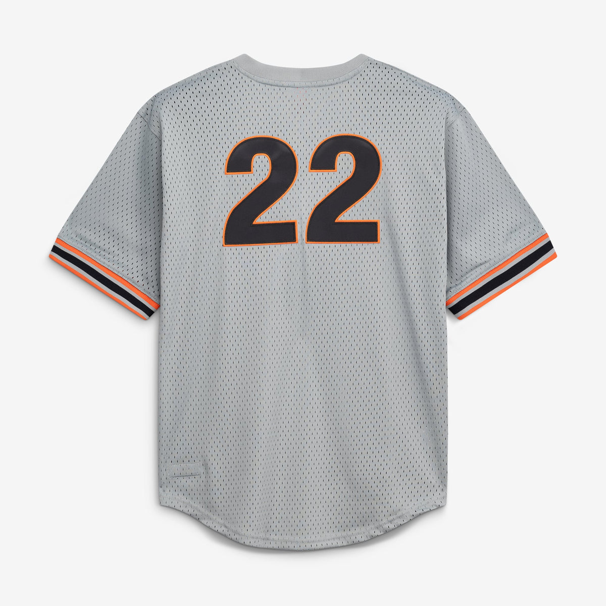 Men's San Francisco Giants Will Clark Mitchell & Ness Gray Authentic Batting Practice Jersey