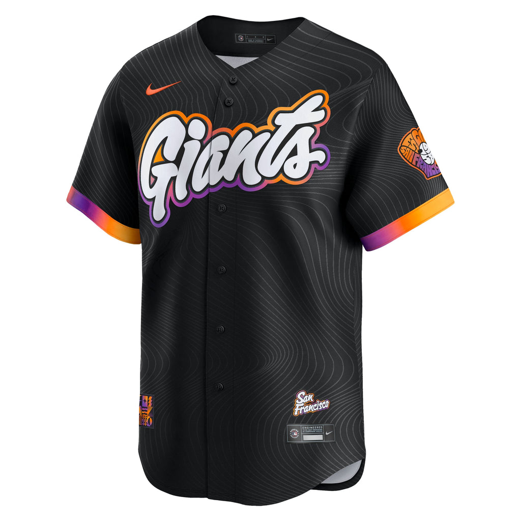 Men's San Francisco Giants  Nike Anthracite 2025 City Connect Limited Jersey