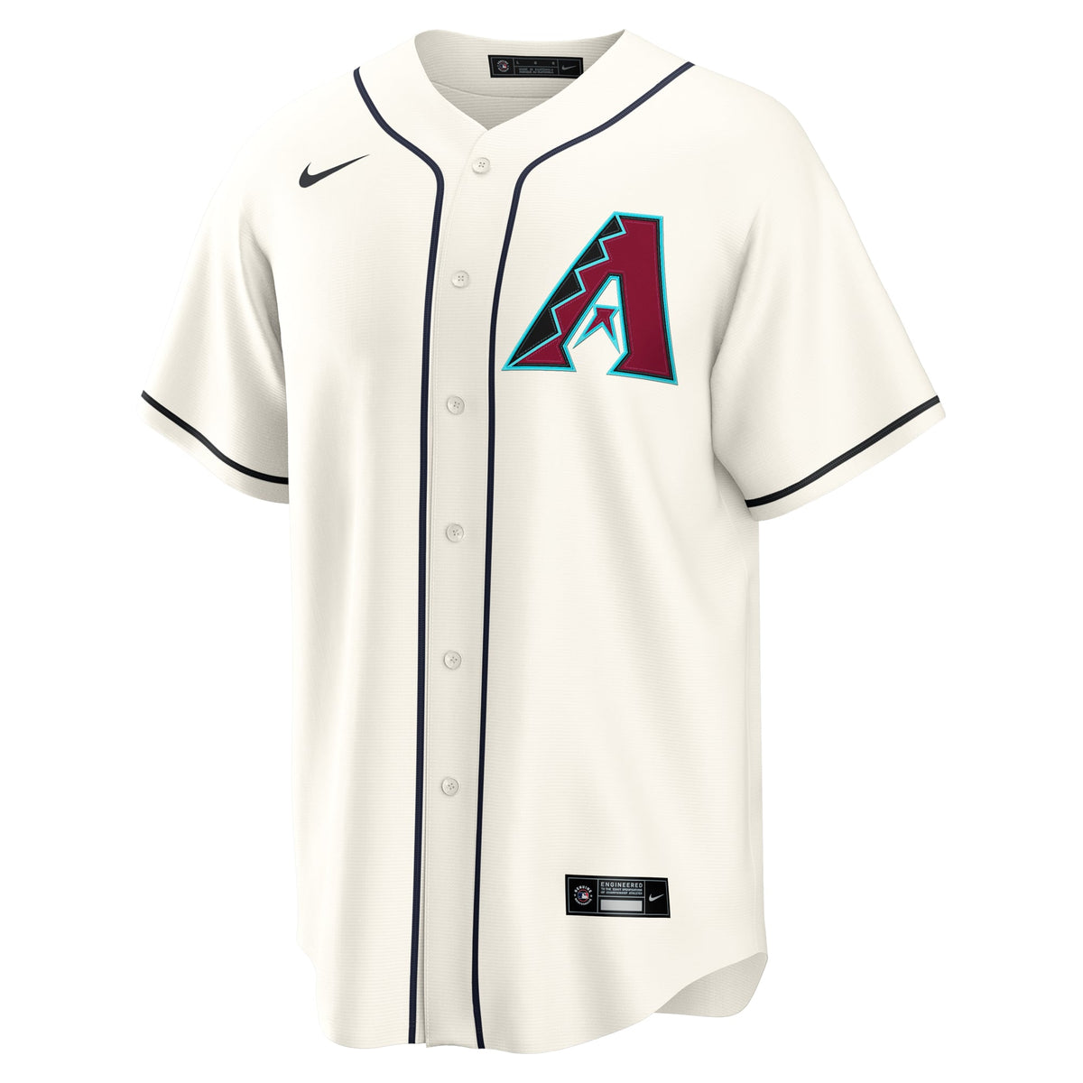 Men's  Arizona Diamondbacks  Nike Cream Home Replica Jersey