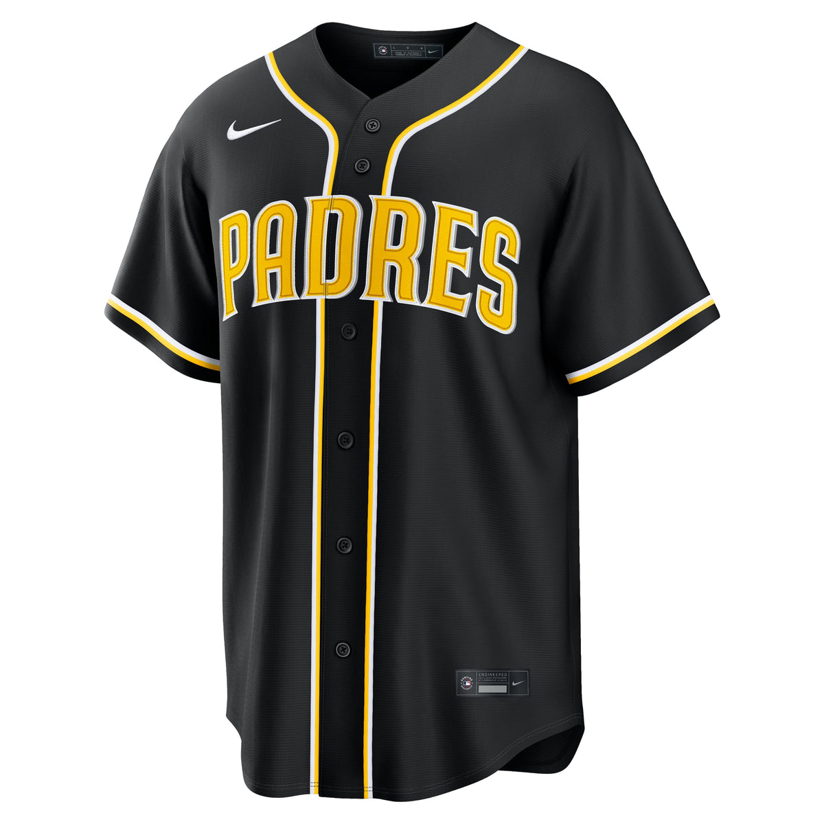 Men's San Diego Padres  Nike Fashion Replica Black Out Jersey