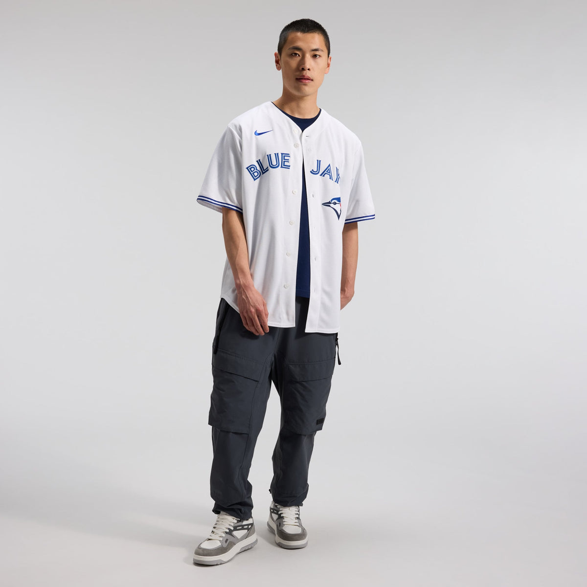 Men's Toronto Blue Jays Trey Yesavage Nike White Home Replica Jersey