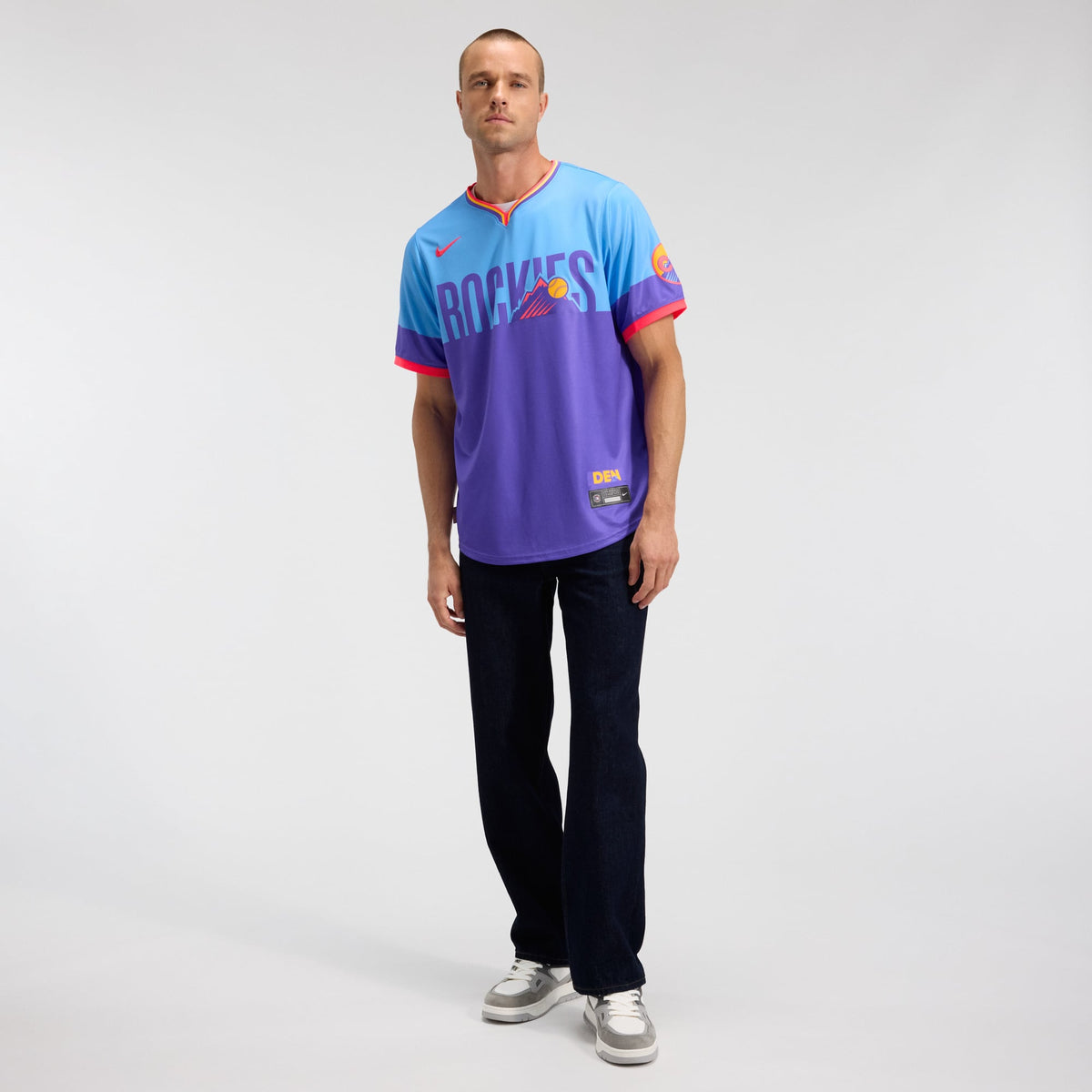 Men's Colorado Rockies  Nike Purple/Light Blue 2025 City Connect Limited Jersey