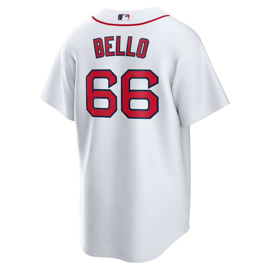 Men's Boston Red Sox Brayan Bello Nike White Home Replica Jersey