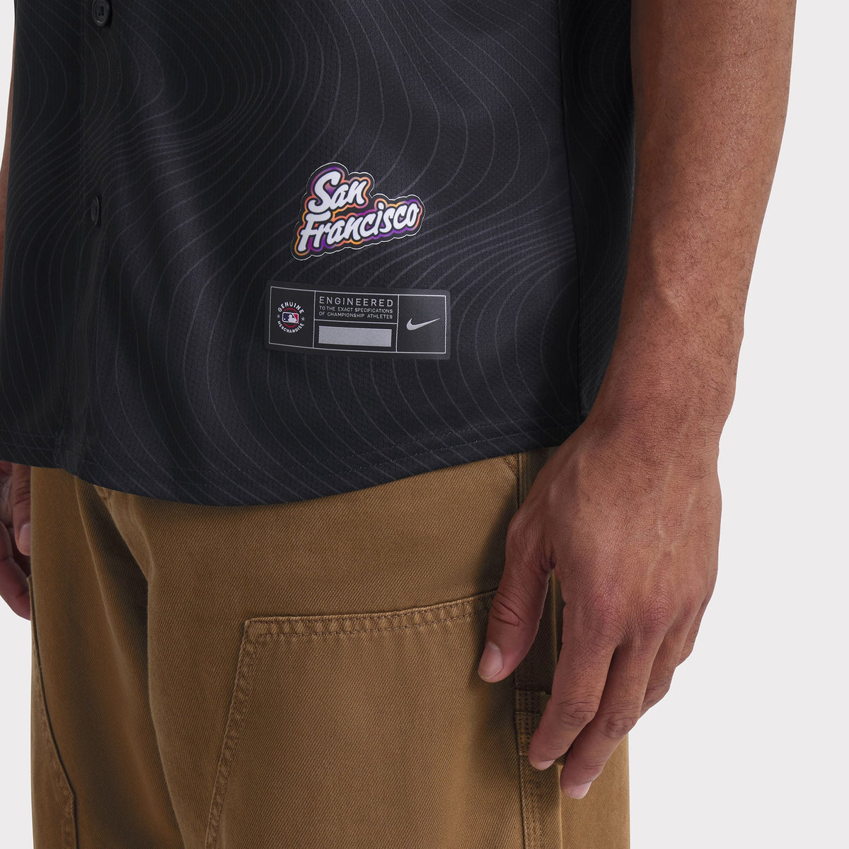 Men's San Francisco Giants  Nike Anthracite 2025 City Connect Limited Jersey