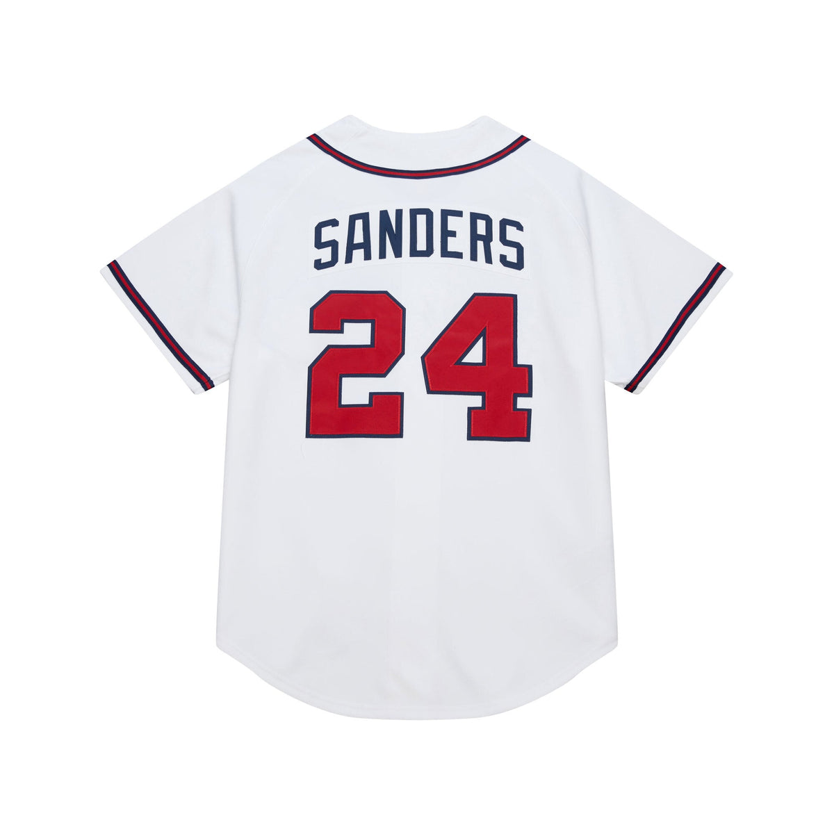 Men's Atlanta Braves Deion Sanders Mitchell & Ness White Cooperstown Collection 1992 Authentic Jersey