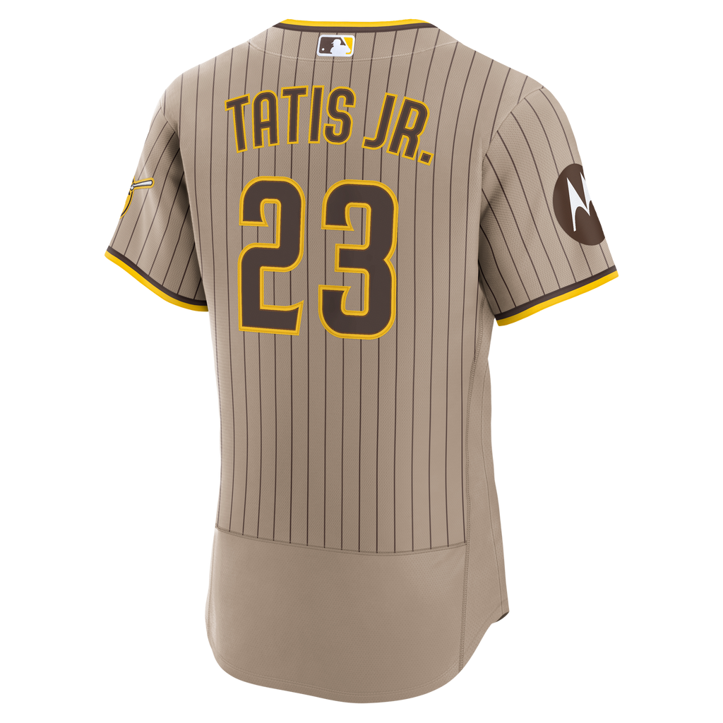 Men's San Diego Padres Fernando Tatis Jr. Nike White Home Authentic Sponsor Patch Jersey