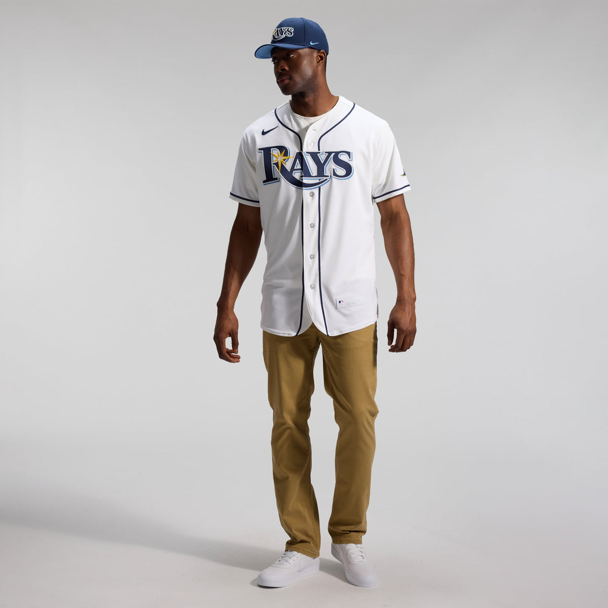 Men's Tampa Bay Rays  Nike White Home Authentic Jersey