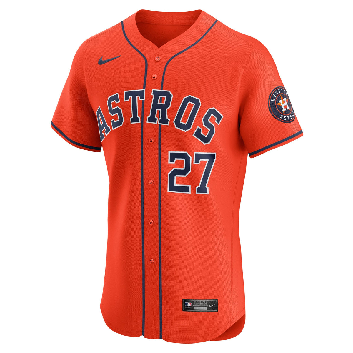 Men's Houston Astros Jose Altuve Nike Orange Alternate Elite Player Jersey