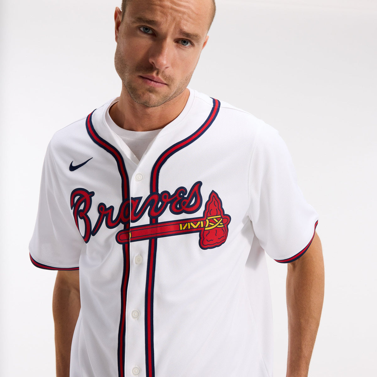 Men's Atlanta Braves Nike Red Alternate Limited Jersey