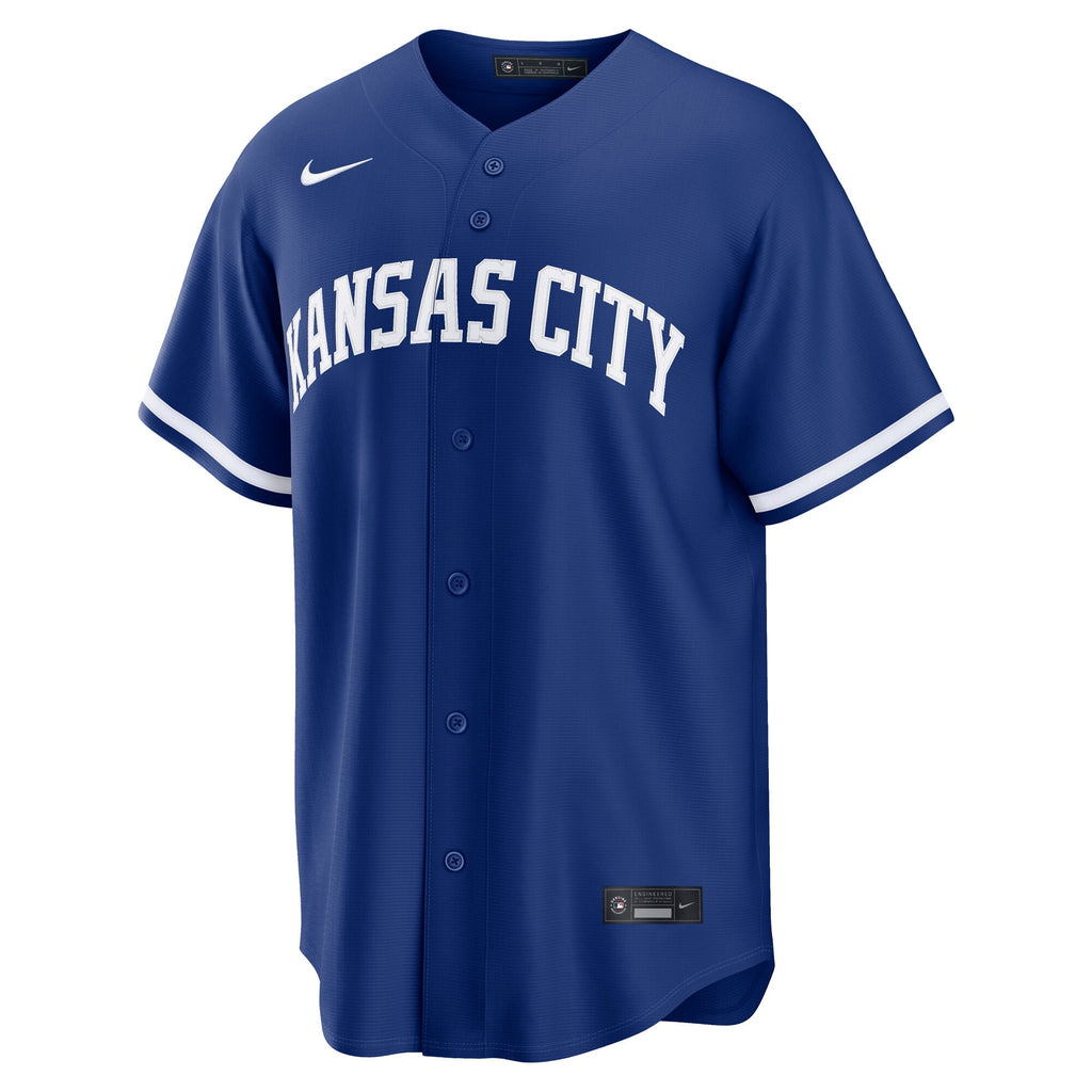 Men's Kansas City Royals Bobby Witt Jr. Nike Gray Road Replica Jersey