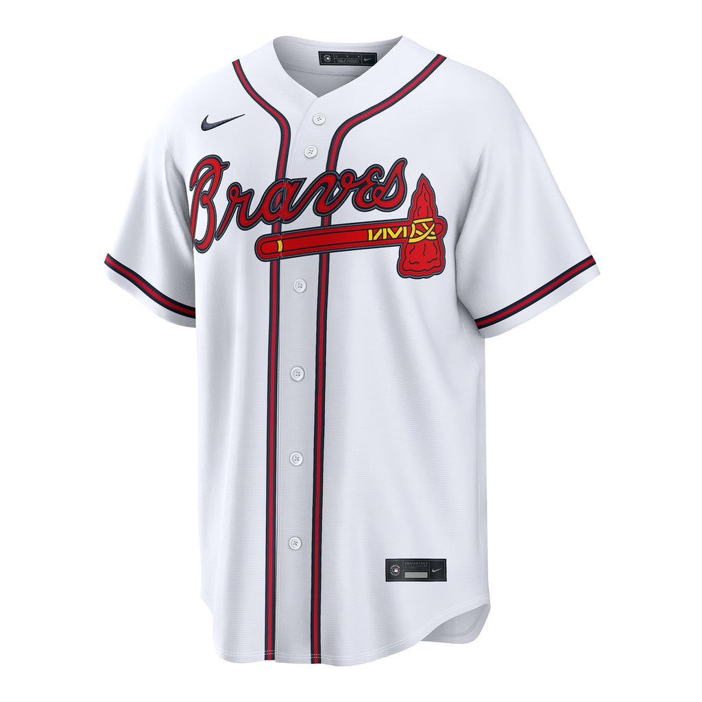 Men's Atlanta Braves Mauricio Dubón Nike White Home Replica Jersey