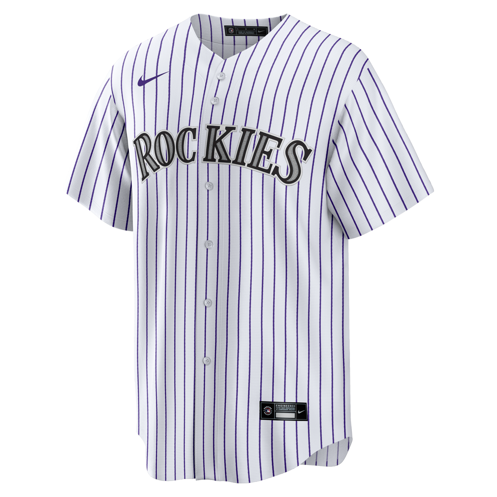 Men's Colorado Rockies Todd Helton Nike White Home Retired Player Replica Jersey