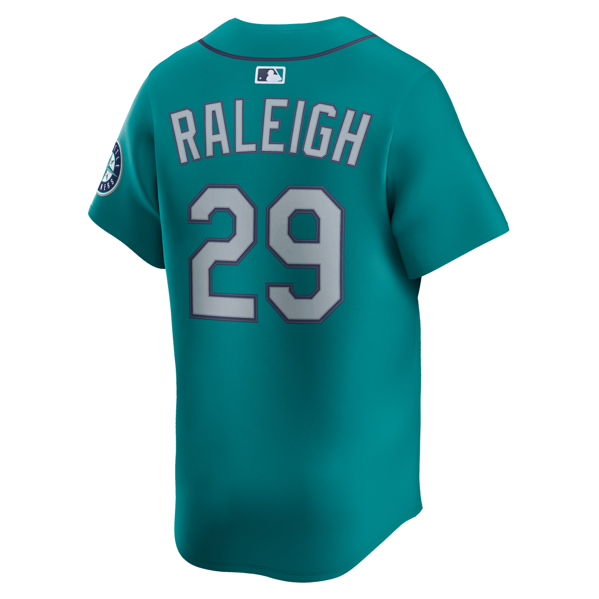 Men's Seattle Mariners Cal Raleigh Nike Teal Alternate Limited Jersey