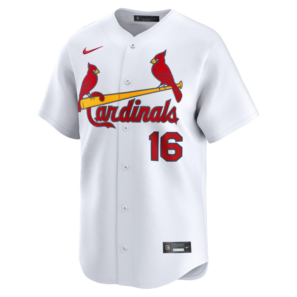 Men's St. Louis Cardinals Nolan Gorman Nike White Home Limited Player Jersey