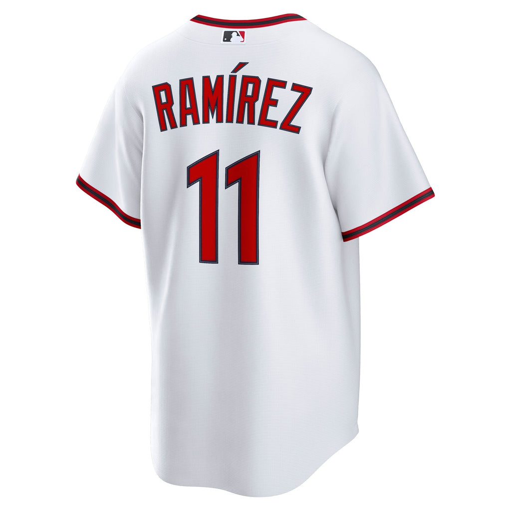 Men's  Cleveland Guardians José Ramírez Nike White Home Replica Jersey