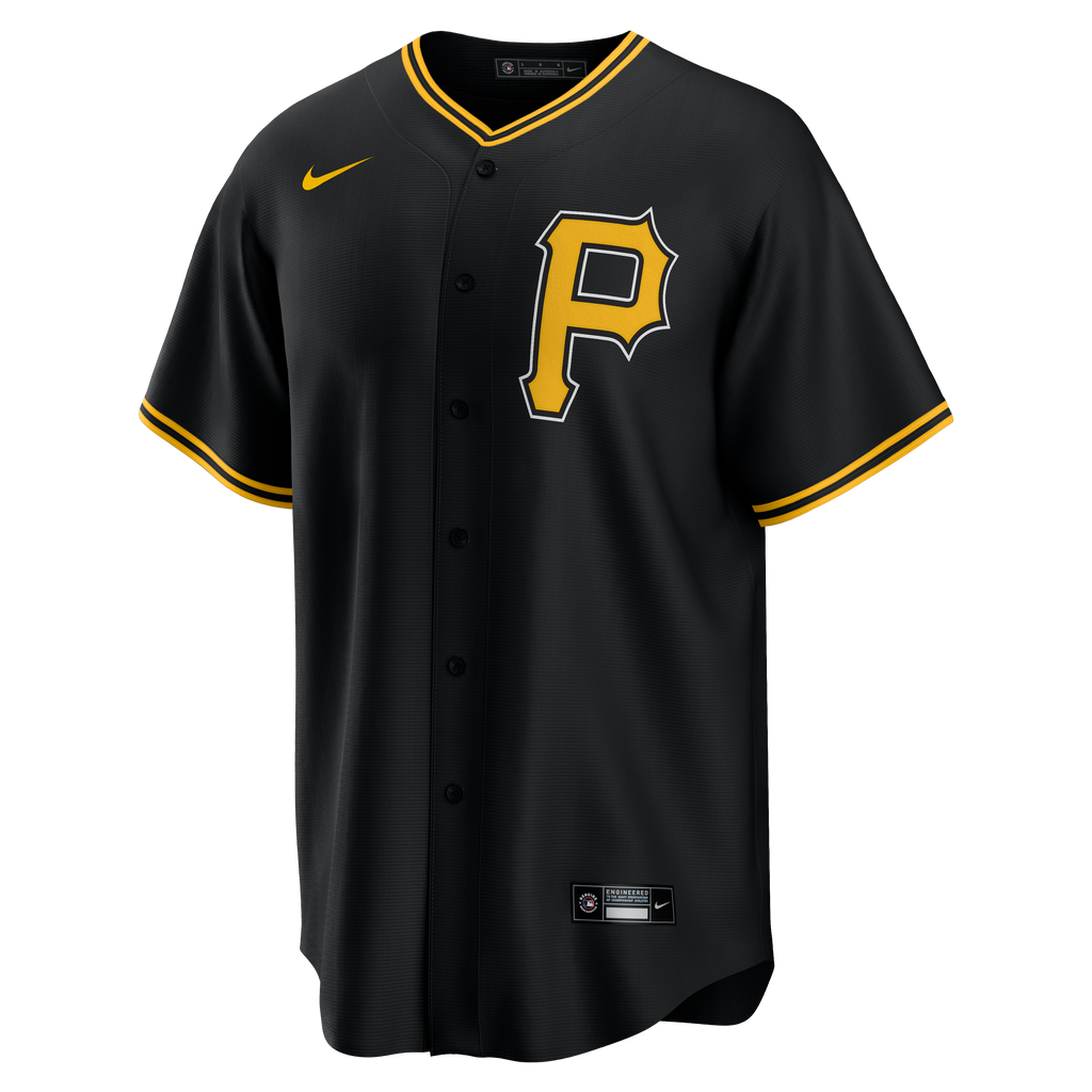 Men's Pittsburgh Pirates Nike Black Alternate Replica Team Jersey