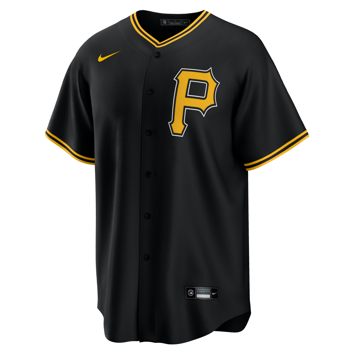 Men's Pittsburgh Pirates Nike Black Alternate Replica Team Jersey