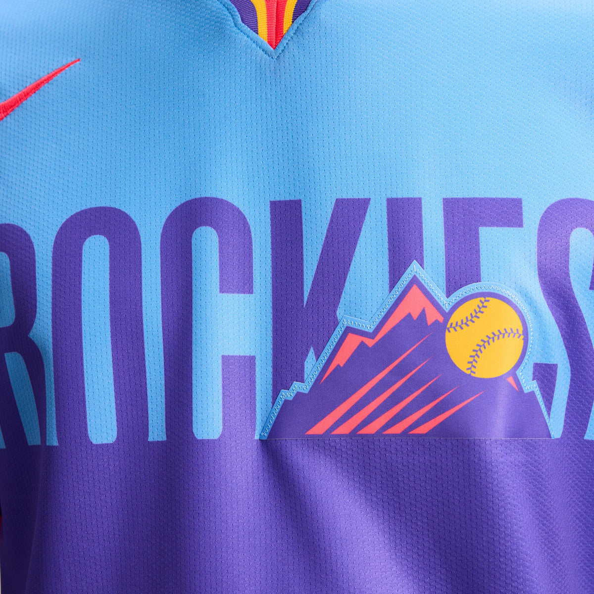 Men's Colorado Rockies  Nike Purple/Light Blue 2025 City Connect Limited Jersey