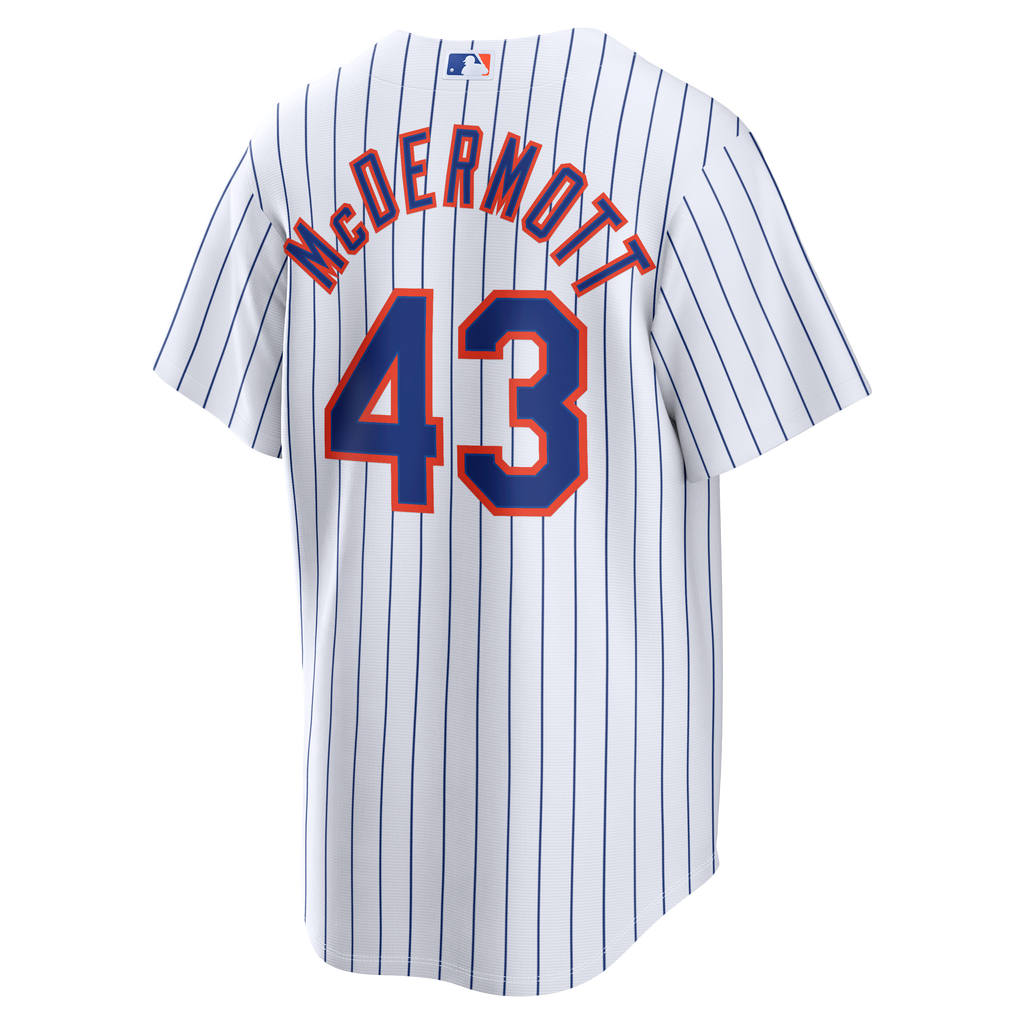 Men's New York Mets Chayce McDermott Nike White Home Replica Jersey