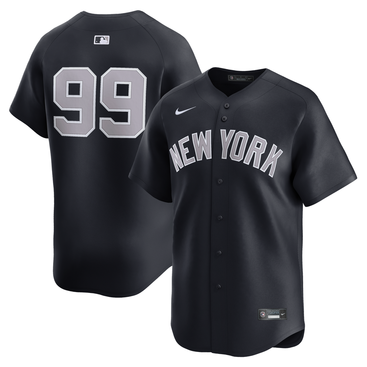 Men's New York Yankees Aaron Judge Nike Gray Road Limited Player Jersey
