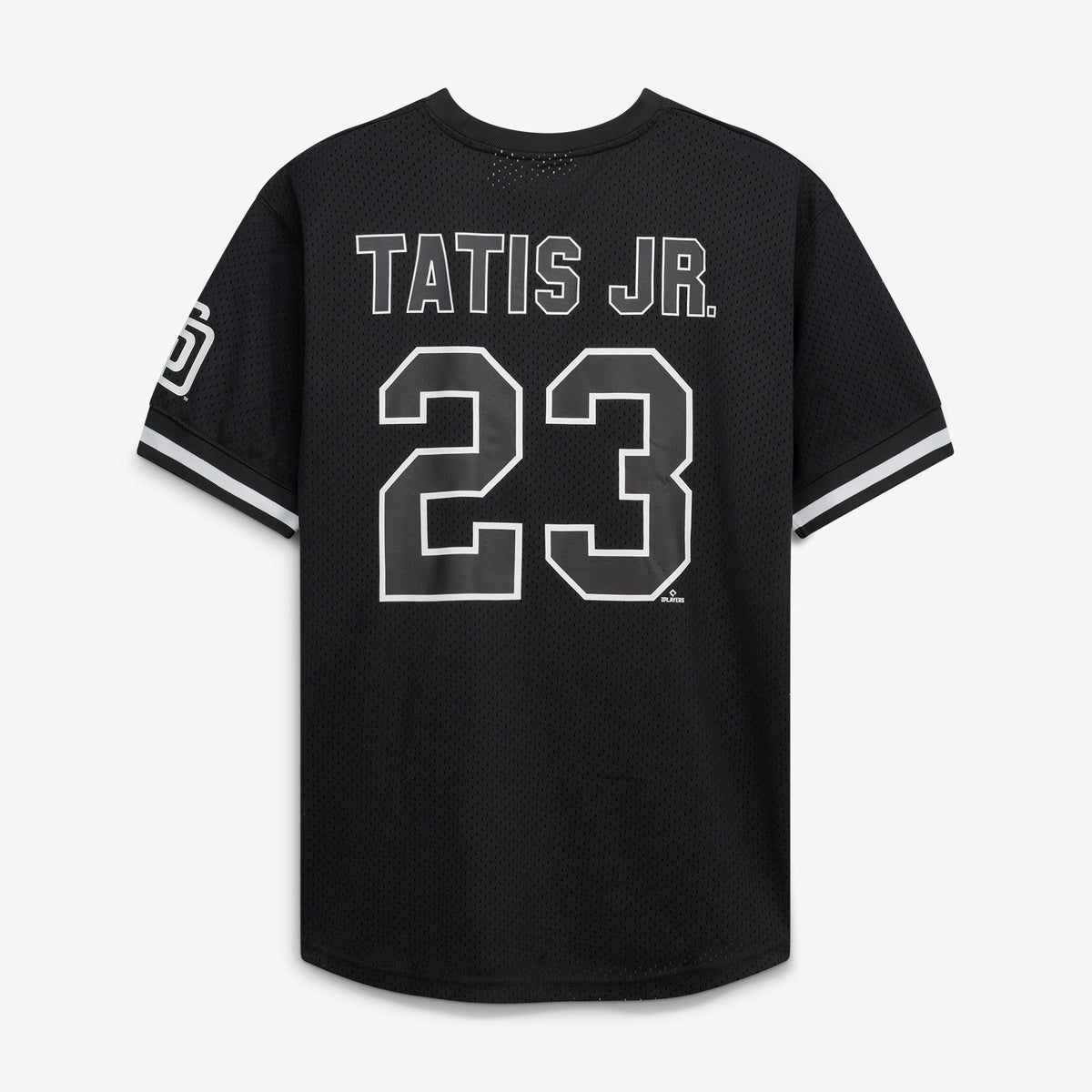Men's San Diego Padres Fernando Tatis Jr. Fanatics Black/White Big & Tall Heavyweight Mesh Jersey