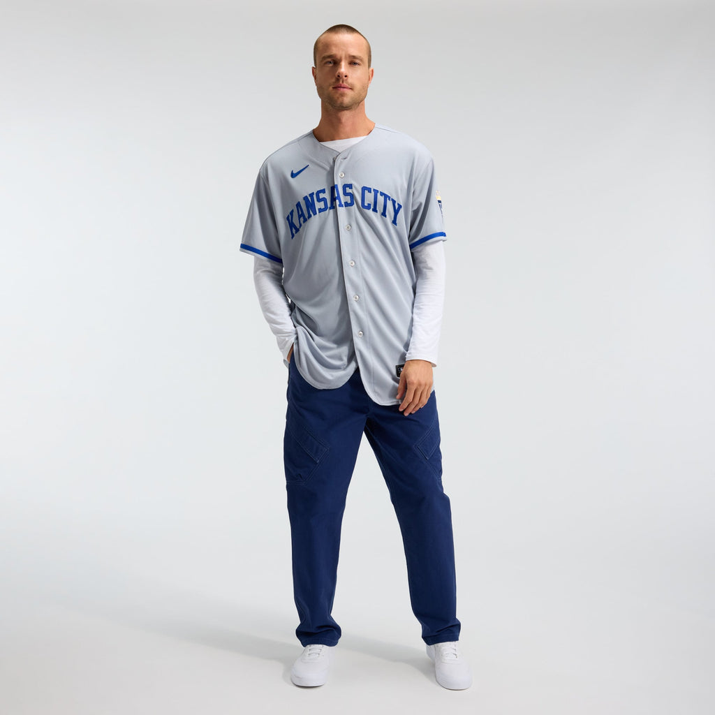 Men's Kansas City Royals Nike Gray 2022 Road Authentic Jersey