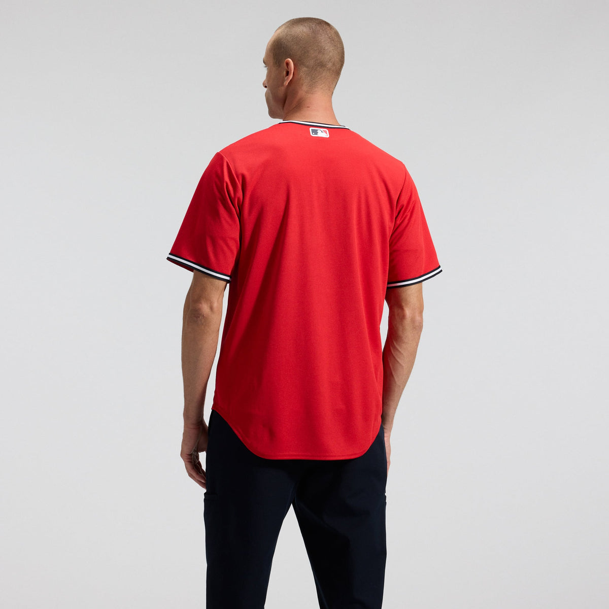 Men's  Cleveland Guardians  Nike Red Alternate 2 Replica Jersey