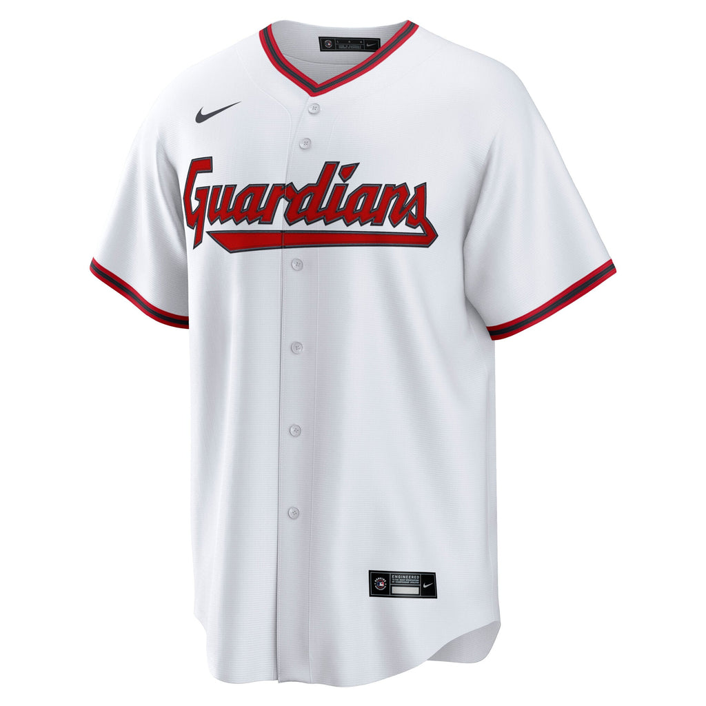 Men's  Cleveland Guardians José Ramírez Nike White Home Replica Jersey