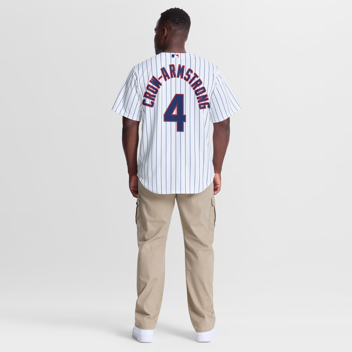 Men's Chicago Cubs Pete Crow-Armstrong Nike White Home Replica Jersey