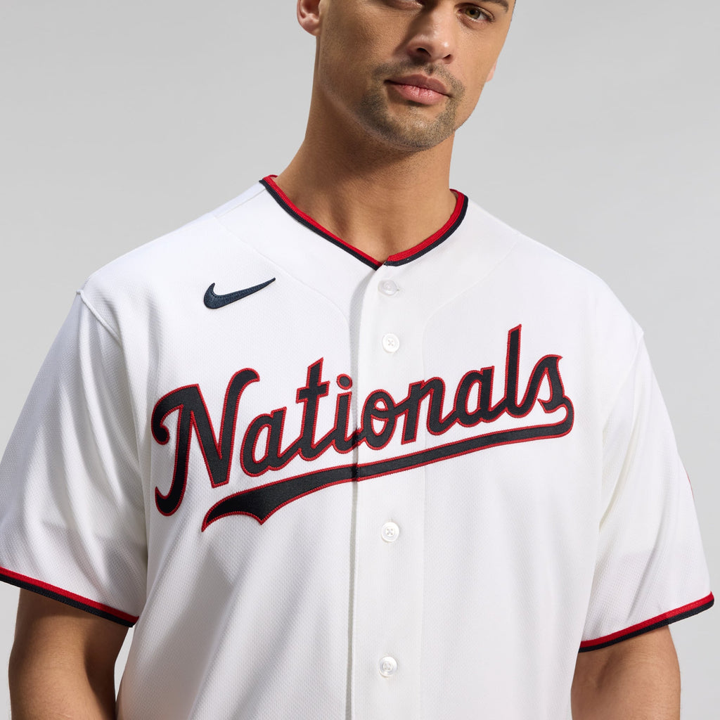 Men's Washington Nationals  Nike White Home Authentic Jersey