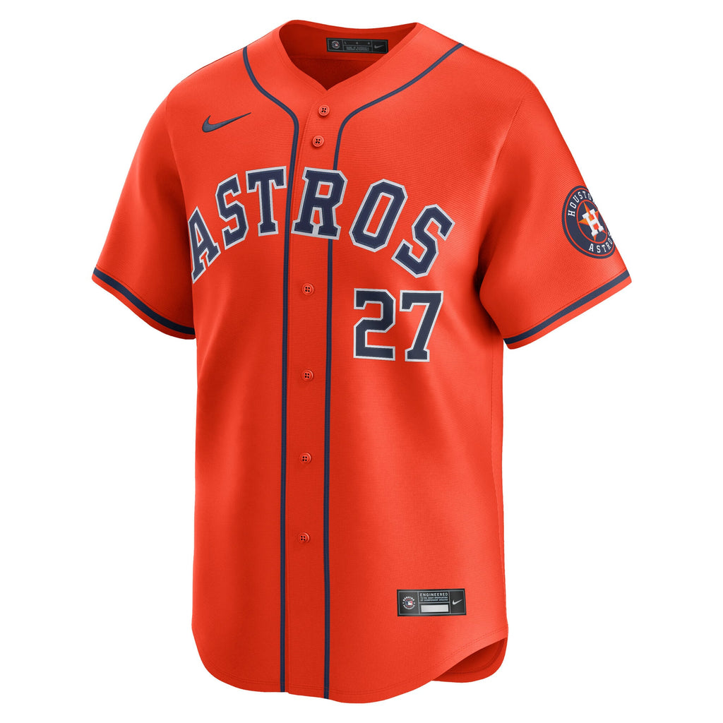 Men's Houston Astros Jose Altuve Nike Gray Road Limited Player Jersey