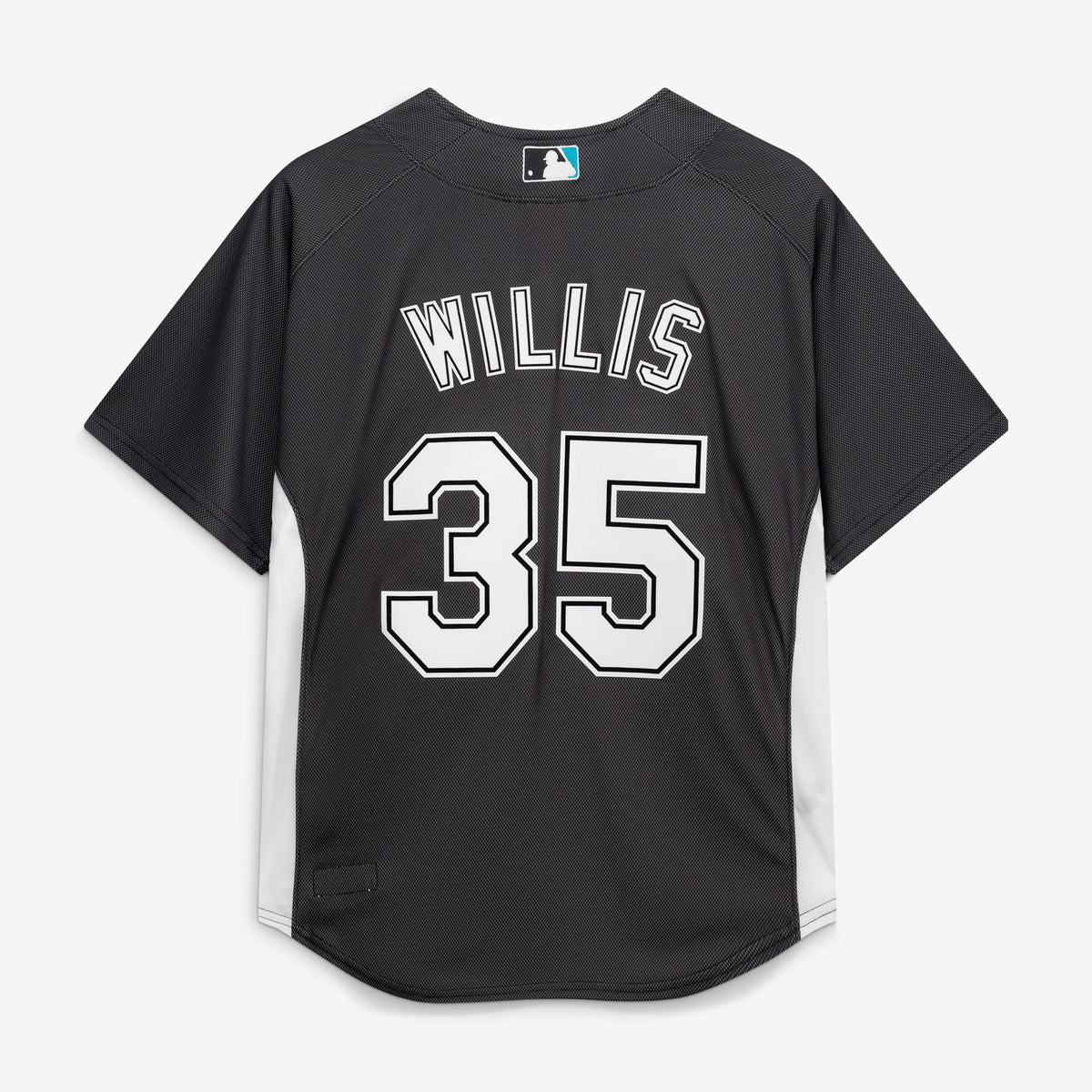 Men's Florida Marlins Dontrelle Willis Mitchell & Ness Black Authentic Batting Practice Jersey