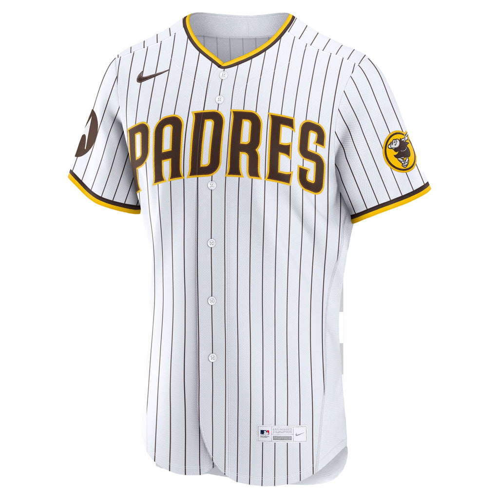 Men's San Diego Padres Fernando Tatis Jr. Nike White Home Authentic Sponsor Patch Jersey