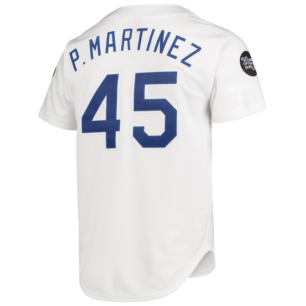 Men's Los Angeles Dodgers Pedro Martinez Mitchell & Ness White 1993 Cooperstown Collection Home Authentic Jersey