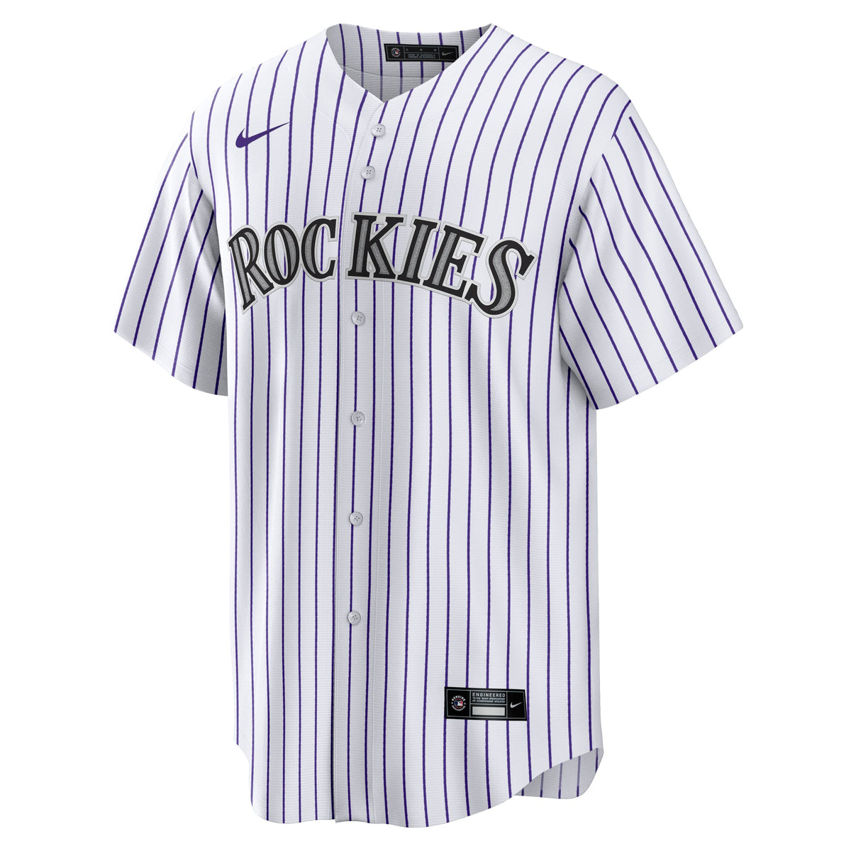 Men's Colorado Rockies Jordan Beck Nike White Home Replica Jersey