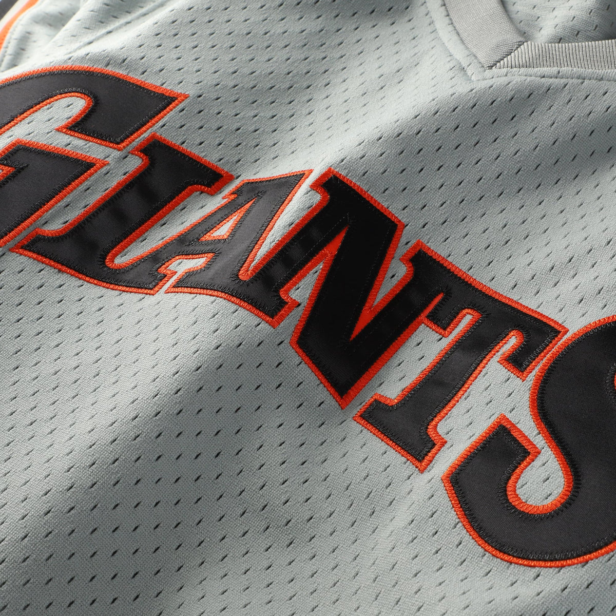 Men's San Francisco Giants Will Clark Mitchell & Ness Gray Authentic Batting Practice Jersey