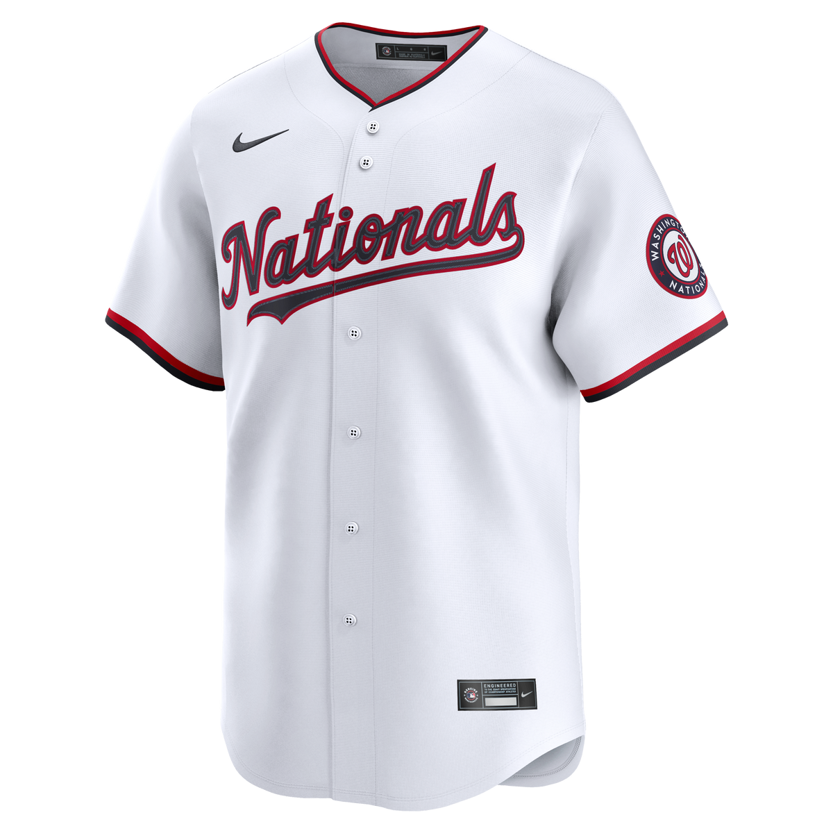 Men's Washington Nationals Nike White Home Limited Jersey