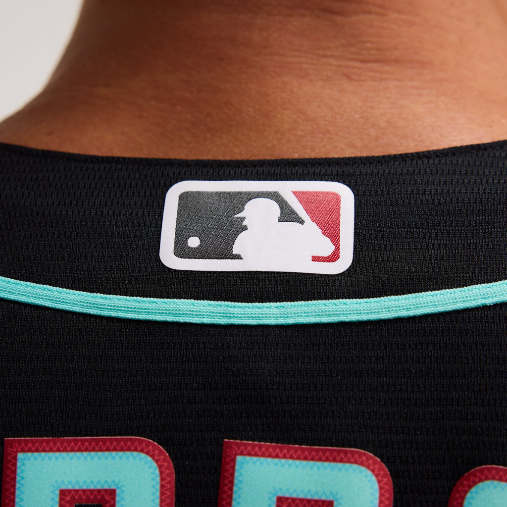 Men's Arizona Diamondbacks Corbin Carroll Nike Black Alternate Replica Jersey